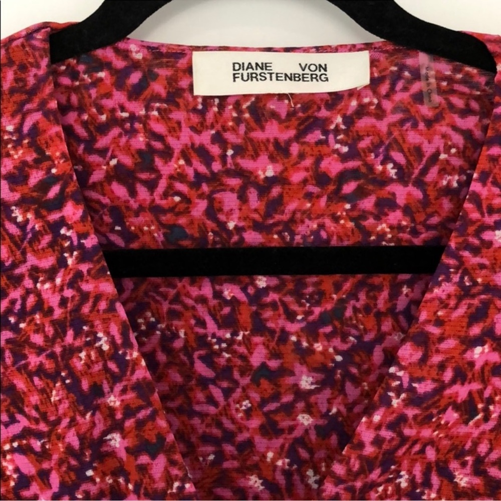 Diane von Furstenberg Alyssa Ruched Midi Dress - Picture 11 of 11